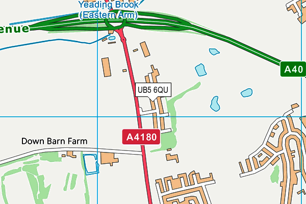 UB5 6QU map - OS VectorMap District (Ordnance Survey) UB5 6QU map - OS VectorMap District (Ordnance Survey)