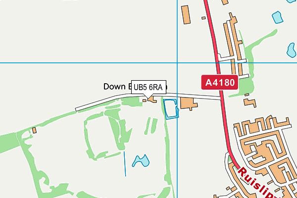 UB5 6RA map - OS VectorMap District (Ordnance Survey) UB5 6RA map - OS VectorMap District (Ordnance Survey)