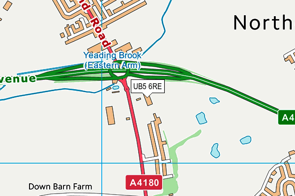 UB5 6RE map - OS VectorMap District (Ordnance Survey) UB5 6RE map - OS VectorMap District (Ordnance Survey)