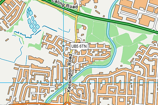 UB5 6TN map - OS VectorMap District (Ordnance Survey) UB5 6TN map - OS VectorMap District (Ordnance Survey)