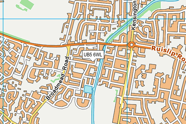 UB5 6WL map - OS VectorMap District (Ordnance Survey) UB5 6WL map - OS VectorMap District (Ordnance Survey)