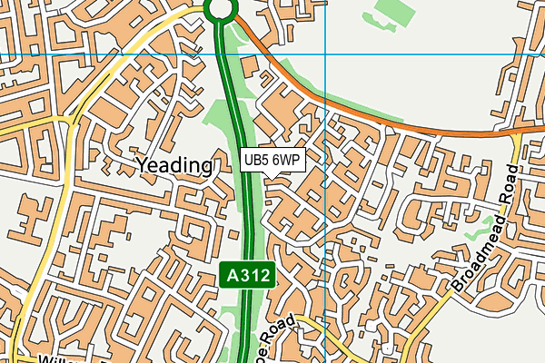 UB5 6WP map - OS VectorMap District (Ordnance Survey) UB5 6WP map - OS VectorMap District (Ordnance Survey)