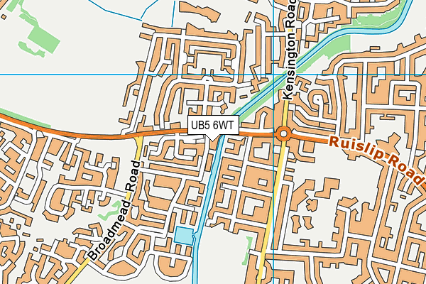 UB5 6WT map - OS VectorMap District (Ordnance Survey) UB5 6WT map - OS VectorMap District (Ordnance Survey)