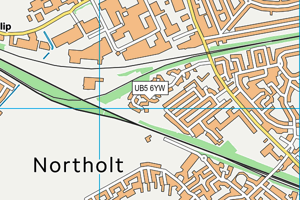 UB5 6YW map - OS VectorMap District (Ordnance Survey) UB5 6YW map - OS VectorMap District (Ordnance Survey)