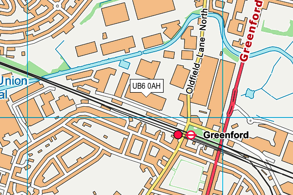 UB6 0AH map - OS VectorMap District (Ordnance Survey) UB6 0AH map - OS VectorMap District (Ordnance Survey)