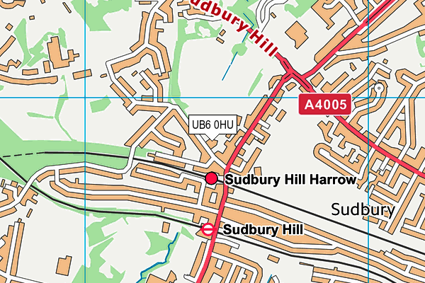 UB6 0HU map - OS VectorMap District (Ordnance Survey) UB6 0HU map - OS VectorMap District (Ordnance Survey)