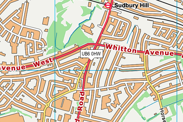 UB6 0HW map - OS VectorMap District (Ordnance Survey) UB6 0HW map - OS VectorMap District (Ordnance Survey)