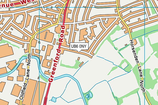 UB6 0NY map - OS VectorMap District (Ordnance Survey) UB6 0NY map - OS VectorMap District (Ordnance Survey)