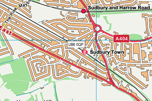 UB6 0QP map - OS VectorMap District (Ordnance Survey) UB6 0QP map - OS VectorMap District (Ordnance Survey)