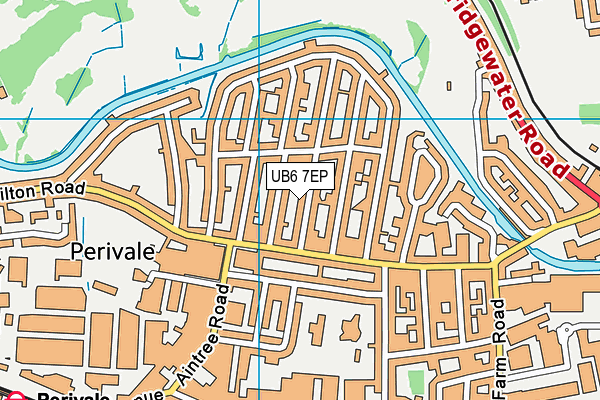 UB6 7EP map - OS VectorMap District (Ordnance Survey) UB6 7EP map - OS VectorMap District (Ordnance Survey)