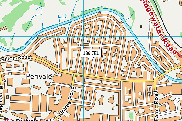 UB6 7EU map - OS VectorMap District (Ordnance Survey) UB6 7EU map - OS VectorMap District (Ordnance Survey)