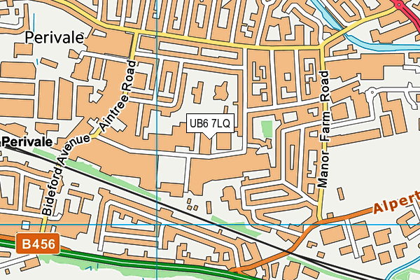 UB6 7LQ map - OS VectorMap District (Ordnance Survey) UB6 7LQ map - OS VectorMap District (Ordnance Survey)