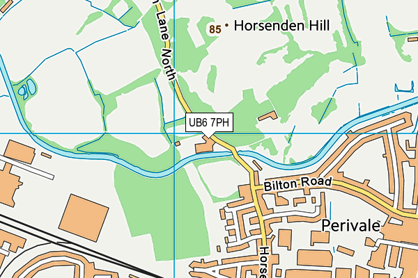 UB6 7PH map - OS VectorMap District (Ordnance Survey) UB6 7PH map - OS VectorMap District (Ordnance Survey)