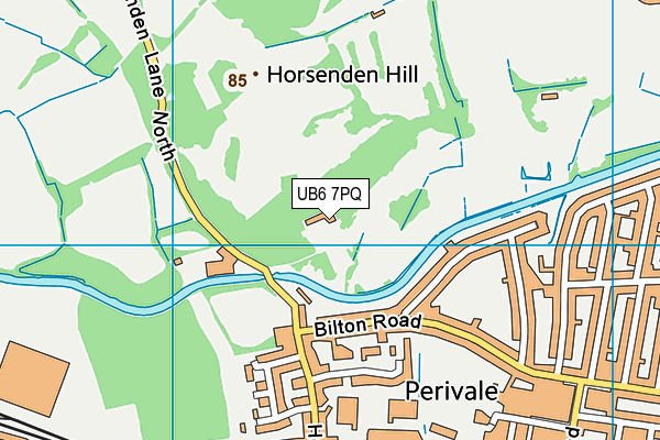 UB6 7PQ map - OS VectorMap District (Ordnance Survey) UB6 7PQ map - OS VectorMap District (Ordnance Survey)
