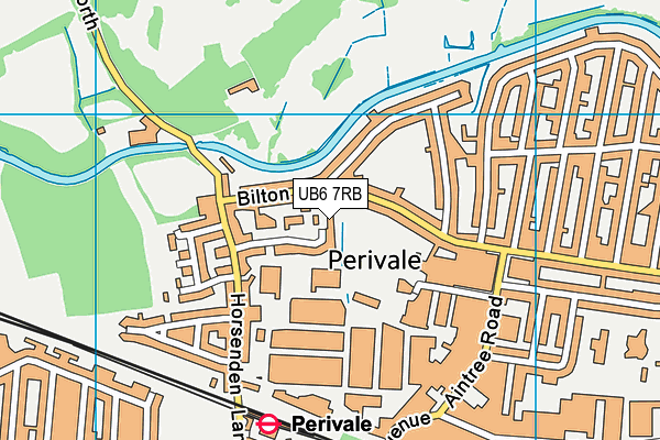 UB6 7RB map - OS VectorMap District (Ordnance Survey) UB6 7RB map - OS VectorMap District (Ordnance Survey)