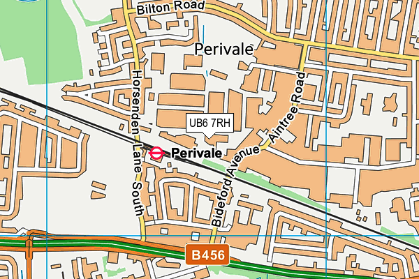 UB6 7RH map - OS VectorMap District (Ordnance Survey) UB6 7RH map - OS VectorMap District (Ordnance Survey)