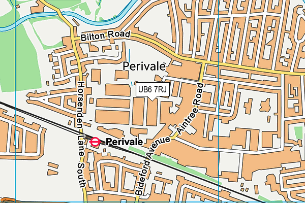 UB6 7RJ map - OS VectorMap District (Ordnance Survey) UB6 7RJ map - OS VectorMap District (Ordnance Survey)