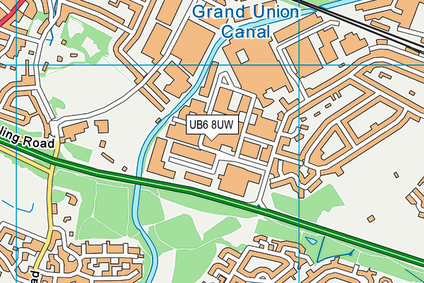 UB6 8UW map - OS VectorMap District (Ordnance Survey) UB6 8UW map - OS VectorMap District (Ordnance Survey)