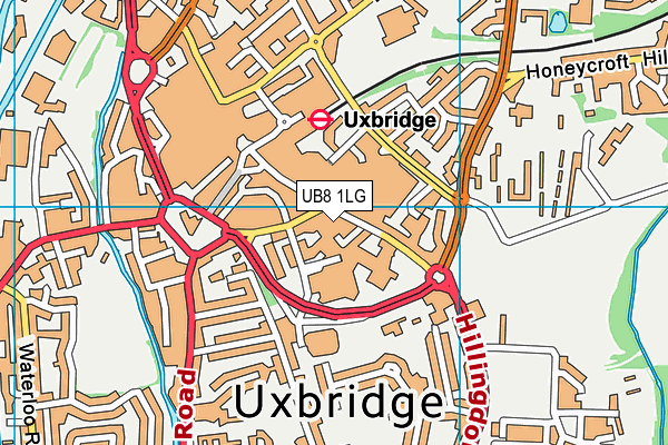 UB8 1LG map - OS VectorMap District (Ordnance Survey) UB8 1LG map - OS VectorMap District (Ordnance Survey)