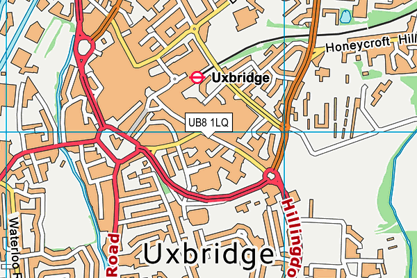 UB8 1LQ map - OS VectorMap District (Ordnance Survey) UB8 1LQ map - OS VectorMap District (Ordnance Survey)