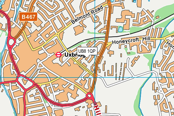 UB8 1QP map - OS VectorMap District (Ordnance Survey) UB8 1QP map - OS VectorMap District (Ordnance Survey)