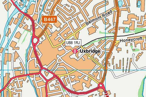 UB8 1RJ map - OS VectorMap District (Ordnance Survey) UB8 1RJ map - OS VectorMap District (Ordnance Survey)