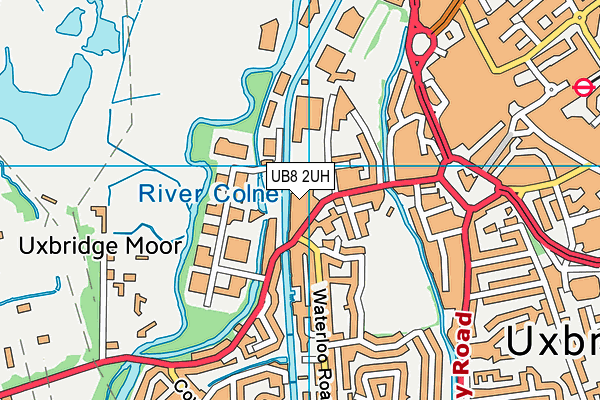 UB8 2UH map - OS VectorMap District (Ordnance Survey) UB8 2UH map - OS VectorMap District (Ordnance Survey)