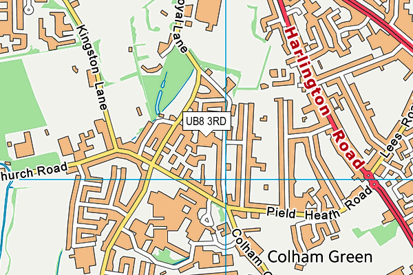 UB8 3RD map - OS VectorMap District (Ordnance Survey) UB8 3RD map - OS VectorMap District (Ordnance Survey)