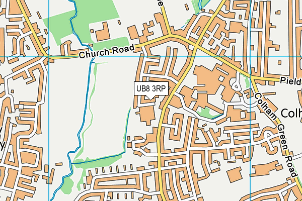 UB8 3RP map - OS VectorMap District (Ordnance Survey) UB8 3RP map - OS VectorMap District (Ordnance Survey)