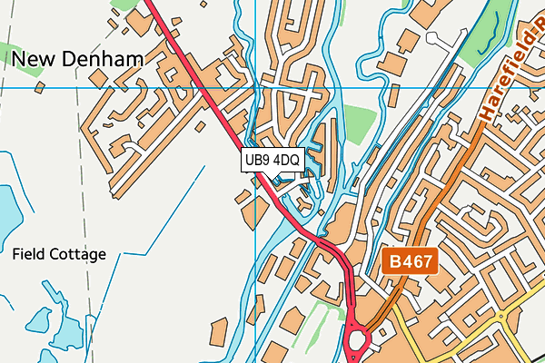 UB9 4DQ map - OS VectorMap District (Ordnance Survey) UB9 4DQ map - OS VectorMap District (Ordnance Survey)