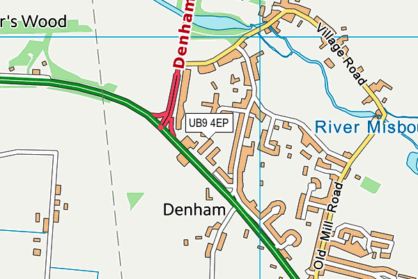 UB9 4EP map - OS VectorMap District (Ordnance Survey) UB9 4EP map - OS VectorMap District (Ordnance Survey)