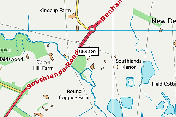 UB9 4GY map - OS VectorMap District (Ordnance Survey) UB9 4GY map - OS VectorMap District (Ordnance Survey)