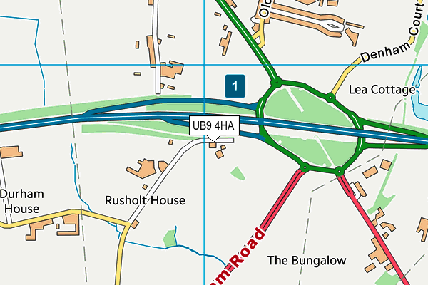 UB9 4HA map - OS VectorMap District (Ordnance Survey) UB9 4HA map - OS VectorMap District (Ordnance Survey)