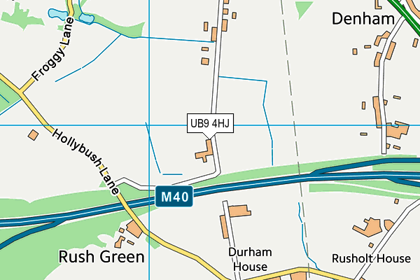 UB9 4HJ map - OS VectorMap District (Ordnance Survey) UB9 4HJ map - OS VectorMap District (Ordnance Survey)