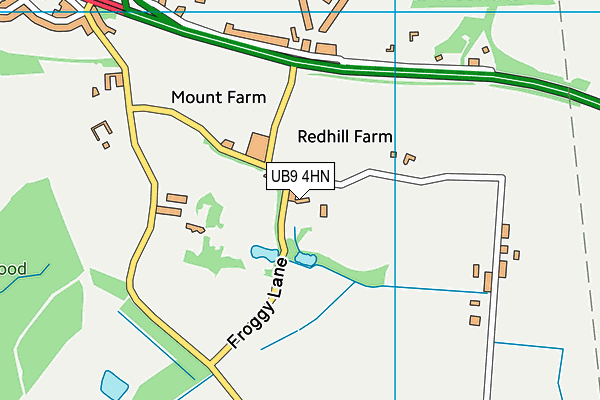 UB9 4HN map - OS VectorMap District (Ordnance Survey)