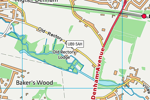 UB9 5AH map - OS VectorMap District (Ordnance Survey) UB9 5AH map - OS VectorMap District (Ordnance Survey)