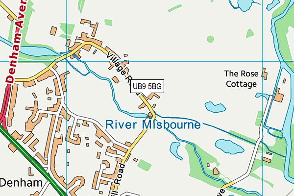 UB9 5BG map - OS VectorMap District (Ordnance Survey) UB9 5BG map - OS VectorMap District (Ordnance Survey)