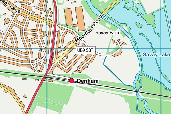 UB9 5BT map - OS VectorMap District (Ordnance Survey) UB9 5BT map - OS VectorMap District (Ordnance Survey)