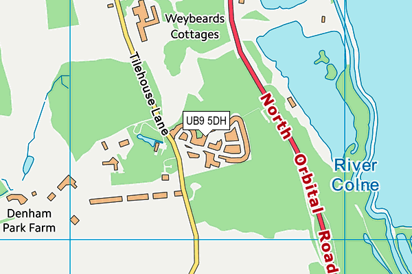 UB9 5DH map - OS VectorMap District (Ordnance Survey) UB9 5DH map - OS VectorMap District (Ordnance Survey)