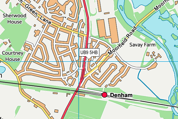 UB9 5HB map - OS VectorMap District (Ordnance Survey) UB9 5HB map - OS VectorMap District (Ordnance Survey)