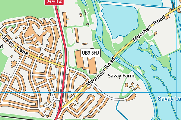UB9 5HJ map - OS VectorMap District (Ordnance Survey) UB9 5HJ map - OS VectorMap District (Ordnance Survey)