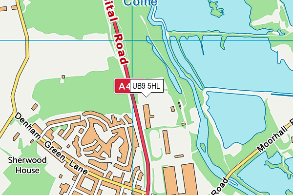 UB9 5HL map - OS VectorMap District (Ordnance Survey) UB9 5HL map - OS VectorMap District (Ordnance Survey)