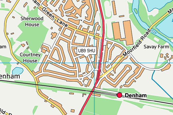 UB9 5HU map - OS VectorMap District (Ordnance Survey) UB9 5HU map - OS VectorMap District (Ordnance Survey)
