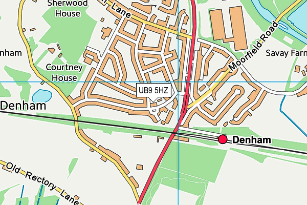 UB9 5HZ map - OS VectorMap District (Ordnance Survey) UB9 5HZ map - OS VectorMap District (Ordnance Survey)