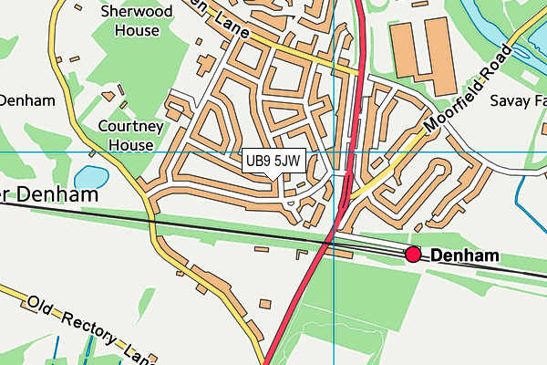 UB9 5JW map - OS VectorMap District (Ordnance Survey) UB9 5JW map - OS VectorMap District (Ordnance Survey)