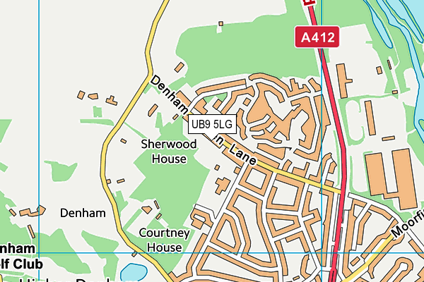 UB9 5LG map - OS VectorMap District (Ordnance Survey) UB9 5LG map - OS VectorMap District (Ordnance Survey)