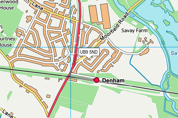 UB9 5ND map - OS VectorMap District (Ordnance Survey) UB9 5ND map - OS VectorMap District (Ordnance Survey)