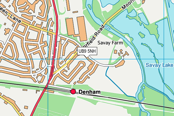 UB9 5NH map - OS VectorMap District (Ordnance Survey) UB9 5NH map - OS VectorMap District (Ordnance Survey)