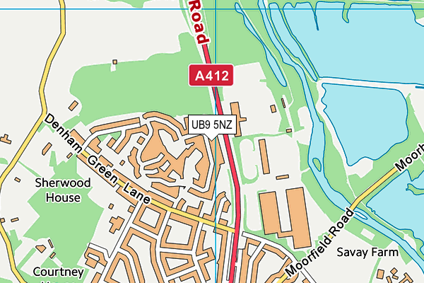 UB9 5NZ map - OS VectorMap District (Ordnance Survey) UB9 5NZ map - OS VectorMap District (Ordnance Survey)