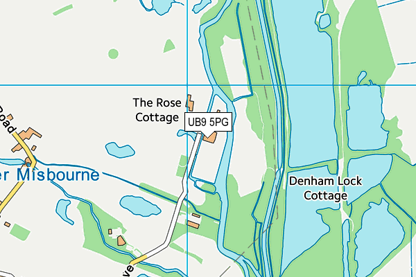 UB9 5PG map - OS VectorMap District (Ordnance Survey)